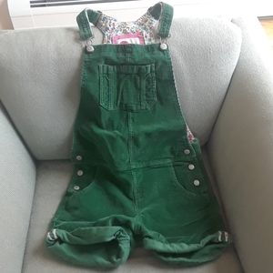 Mini Boden corduroy short overalls